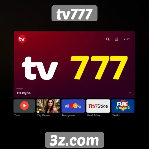 plataforma tv777 se destaca pela interface amigável